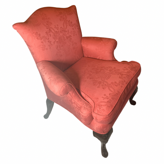 Biggs Richmond Hill Old Dominion Mahogany Pink Damask Bedroom Chair