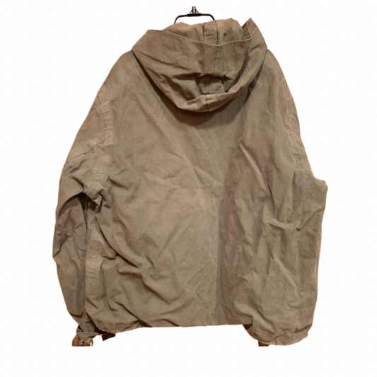 US Navy USN WWII Lace Up Waxed Canvas Deck Jacket with Hood