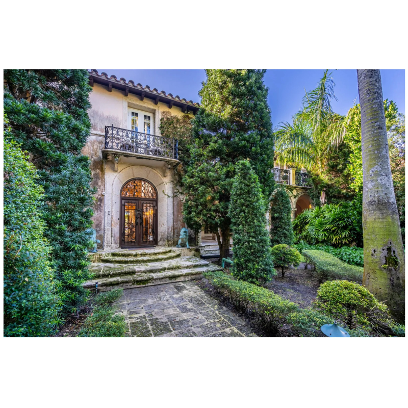 Pair of French Louis XVI Style Giltwood Cane-Back Benches with Red Silk Striped Cushions