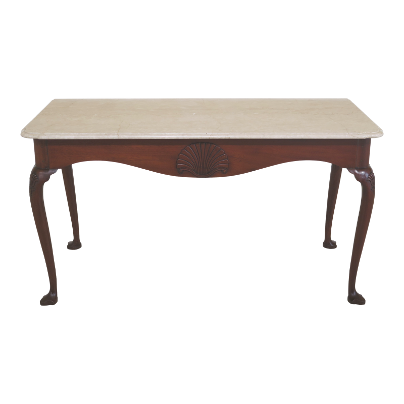 Kittinger Marble Top Colonial Williamsburg Mixing Console CW-155 Table 
